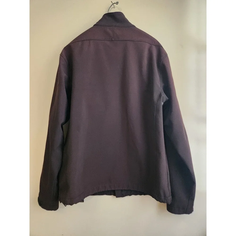 Weatherproof Mens Softshell Jacket Brown‎ Full Zip Fleece Lined Small